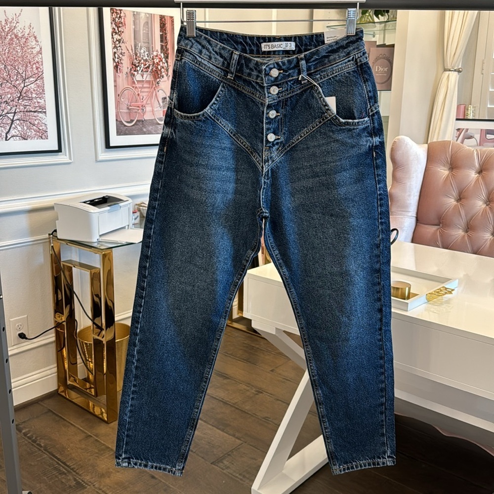 NWT HIGH RISE JEANS SIZE 8 - Picture 15 of 17